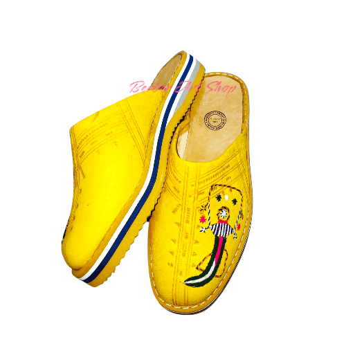 Handwoven Amazigh Leather Slippers