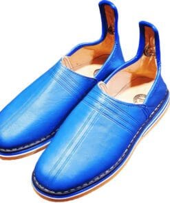 Babouche Handcrafted Sheepskin Natural Leather Slippers