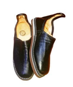 Babouche Handcrafted Sheepskin Natural Leather Slippers