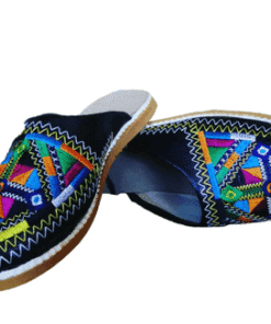 Women’s Amazigh Embroidered Slippers