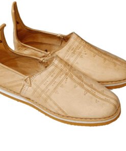 Babouche Handcrafted Sheepskin Natural Leather Slippers