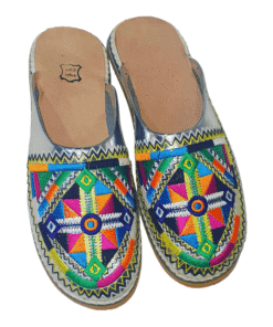 Women’s Amazigh Embroidered Slippers