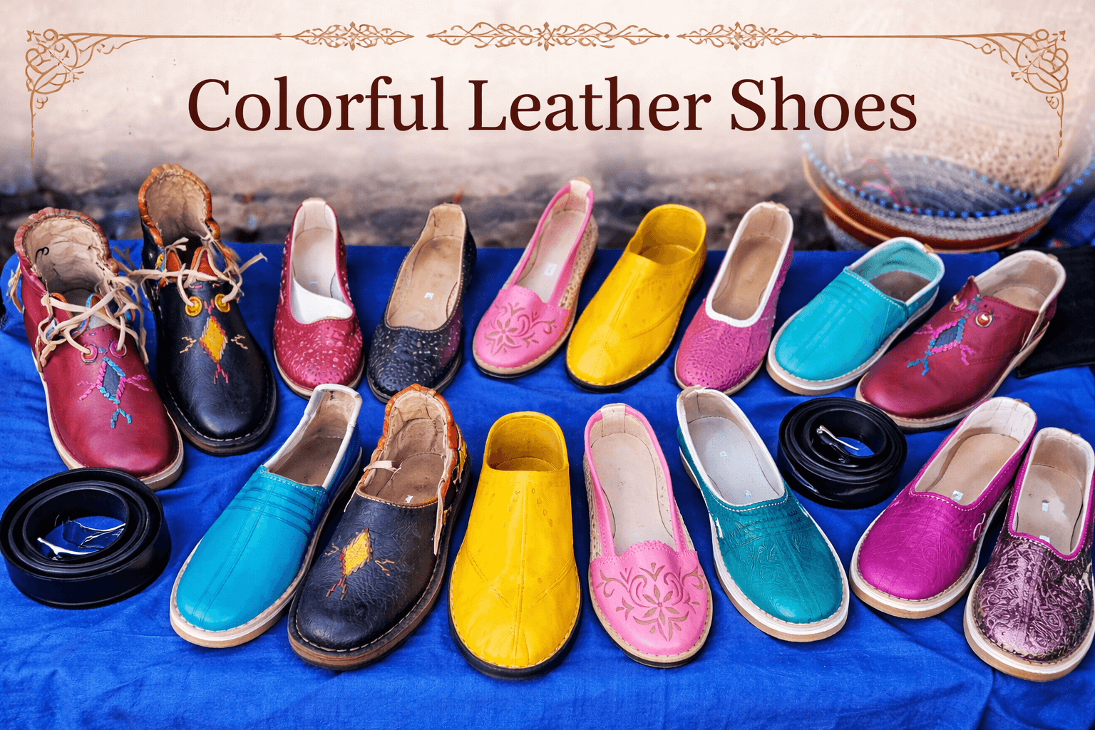 COLORFUL LEATHER SHOES