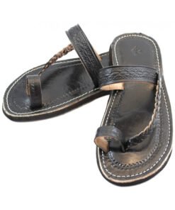 Alternative view of Men's Moroccan sandals in leather